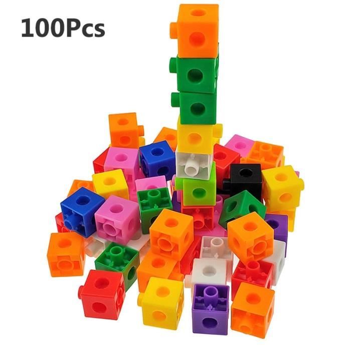 Jeu D'Assemblage G1PZE 10 couleurs mathématiques Cube nombre blocs comptage  liaison Cube jouets bricolage géométrique Kit de constru - Cdiscount Jeux -  Jouets