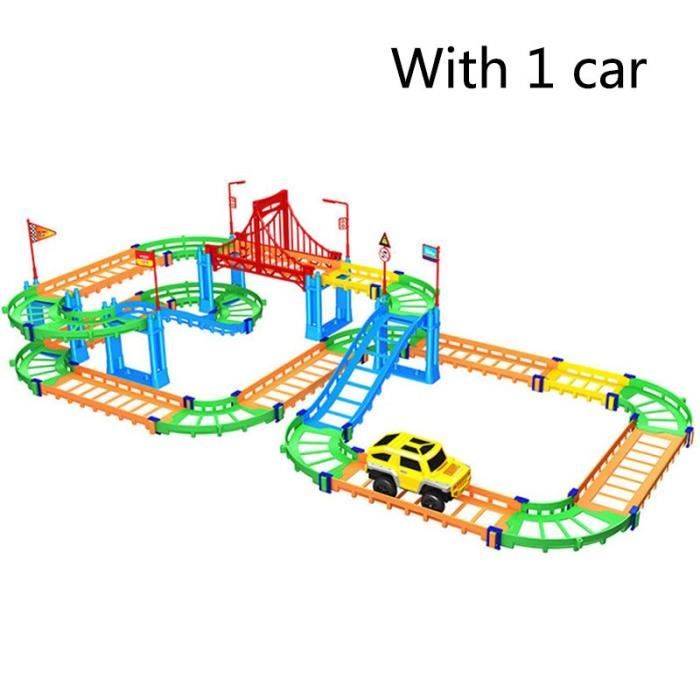 Generisch Train électrique pour - Kit de jeu de métro rétro - Jouet interactif et sonore - Kit de jeu éducatif captivant pour et filles de 4 à 10 ans - Amusement
