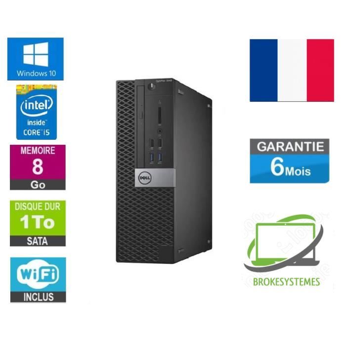 Ordinateur bureau DELL OptiPlex 3040 SFF - i5 - 8Go - 1 To - Windows 10 - Dell