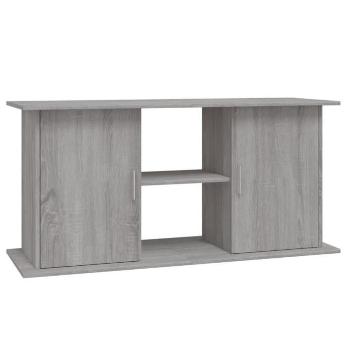 Comparer les prix de DIOCHE Support pour aquarium sonoma gris 121x41x58cm bois d'ingénierie - YW Tech 7809686918714
