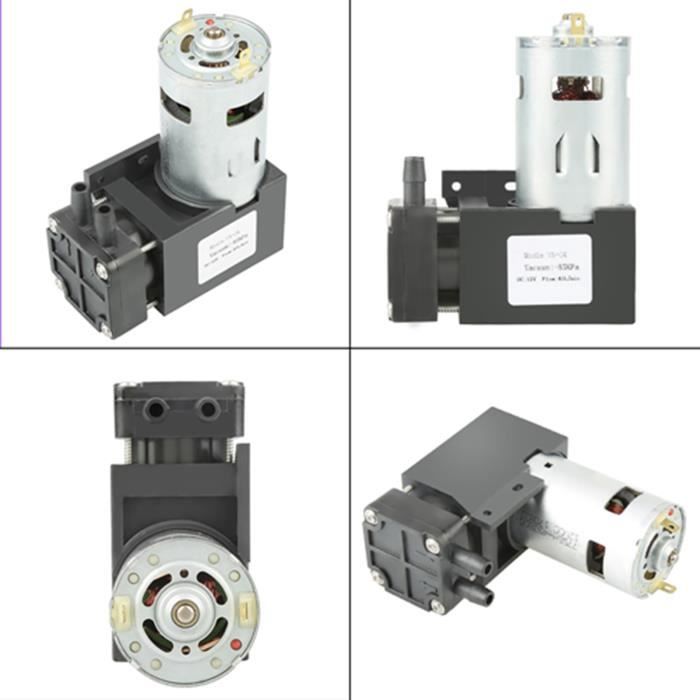 Mini Pompe à Vide 42W Sans Huile – 24V DC – Vide De -85 KPa – Pour Machine Sous Vide, Laboratoire, Générateur D'Oxygène - 4