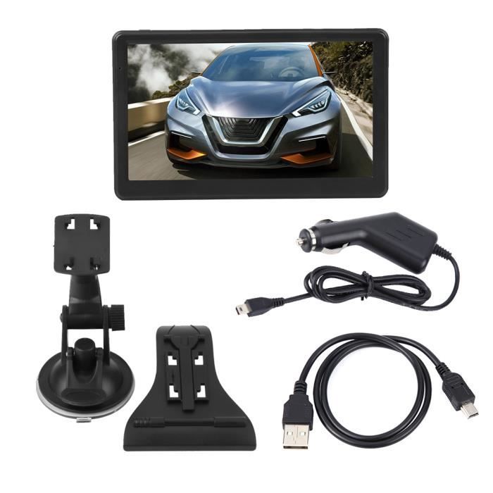 Navigatore GPS Touchscreen 7" Per Auto E Camper, Mappe Europa 2018, Doppia Visualizzazione 2D/3D, Avvisi Velox E Autovelox, DDR 256MB