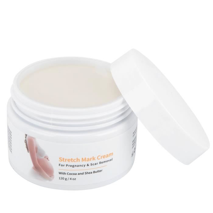 Crème Raffermissante Anti-vergetures - Soin Peau Grossesse - 50ml Avec Beurre De Karité Et Acide Hyaluronique