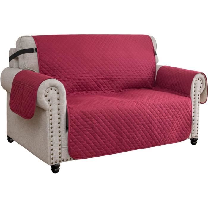 Housses D'Accoudoirs Pour Canapé - Lot De 2 - Tissu Doux Et Épais - Élastique - Protection Contre Les Taches - 45 à 53 Cm De Longueur