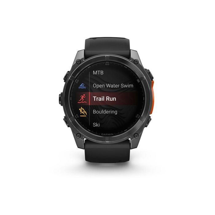 Montre Multi-sports - GARMIN - fenix8 - Écran AMOLED 1.4 - Autonomie 29 jours - Lampe LED intégrée