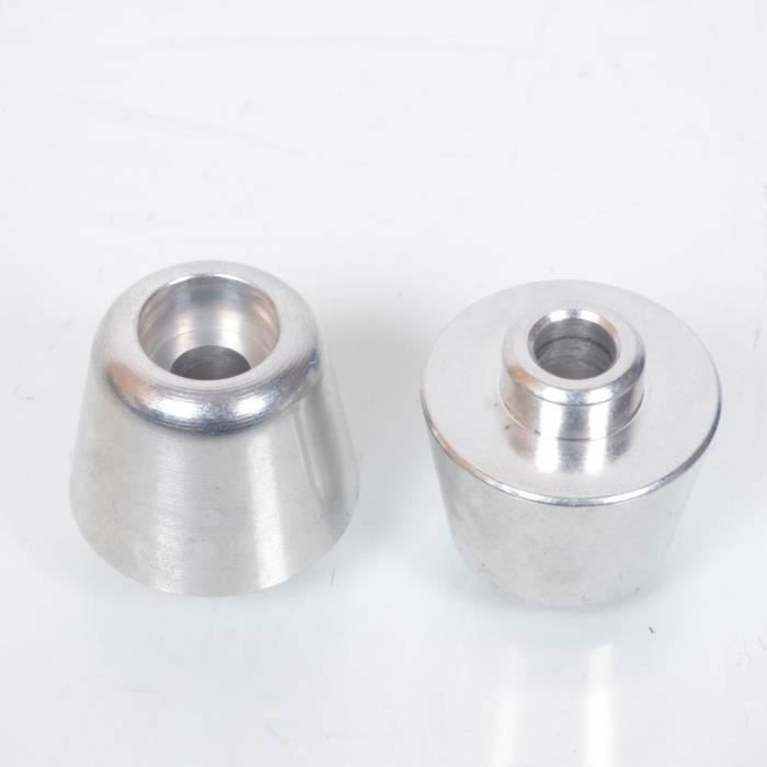 Embouts De Guidon Wethepeople Argent – Paire – Pour Vélo BMX/Route – NEUF
