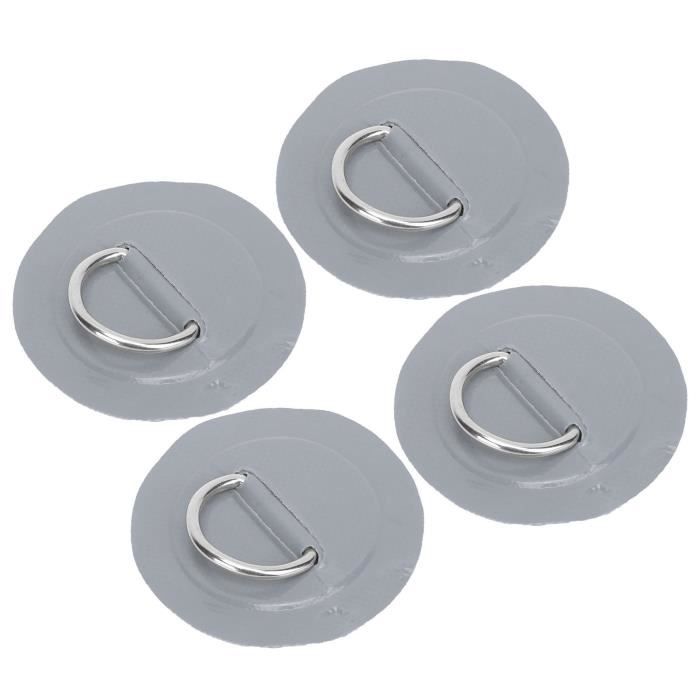 Hezhou 4 Patchs Anneaux D Pour Kayak – Acier Inoxydable, Diamètre 8 Cm, Pour Bateau, SUP, Canoë, Pêche