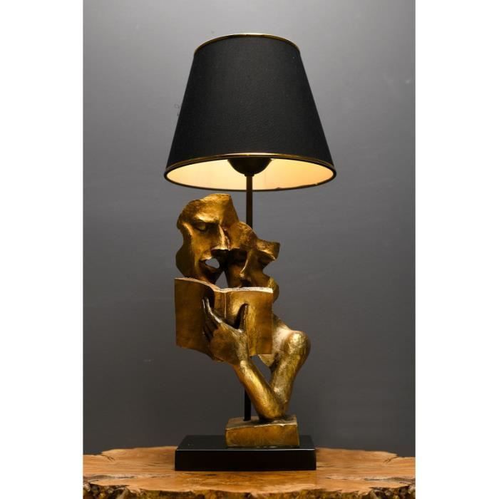 lampe de table "bhiwani" [opv-390flh1726] noir/ or