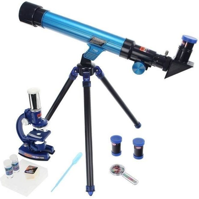 Kit microscope et télescope pour enfant