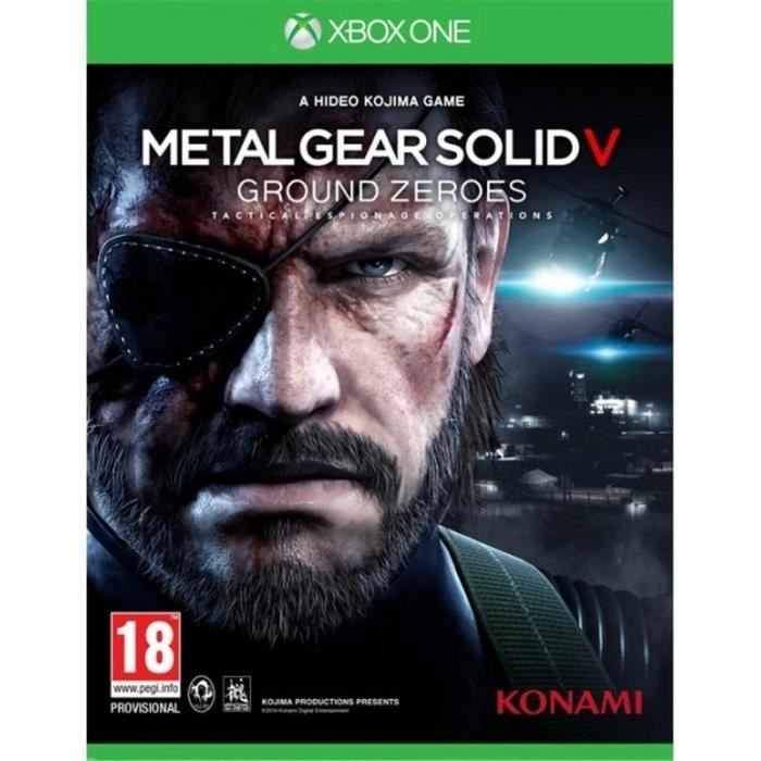 Jeu vidéo KONAMI Metal Gear Solid V: Zeroes Xbox One Edition Standard Action
