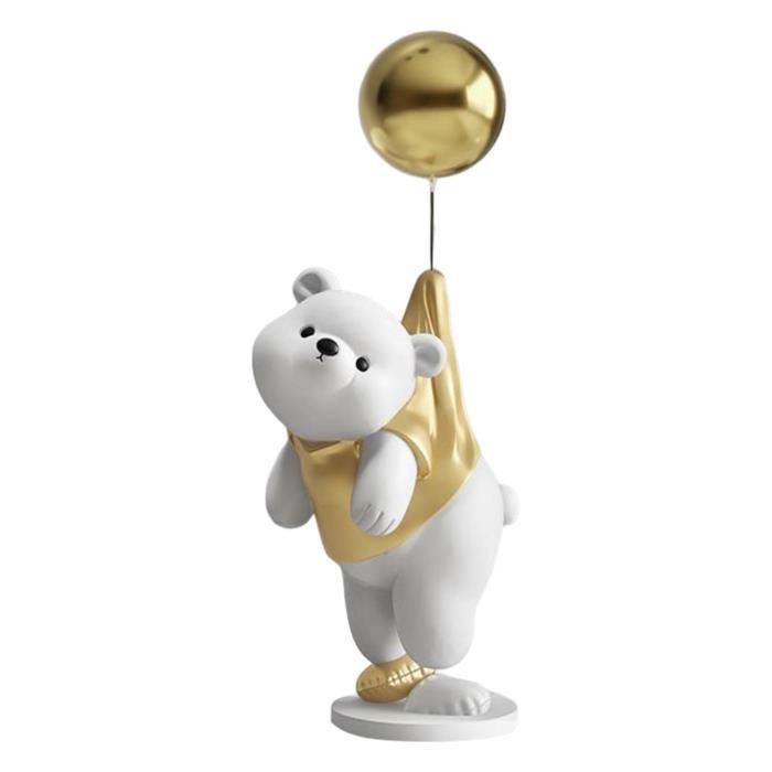 Ours polaire Figurine résine Animal Statue ornement Sculpture pour