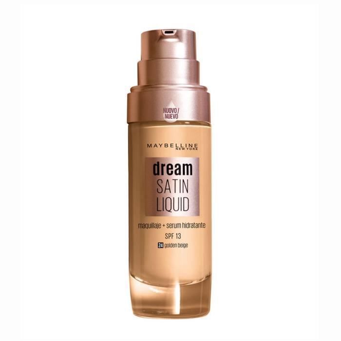 MAYBELLINE DREAM SATIN LIQUID FOUNDATION+SERUM #24-golden beige