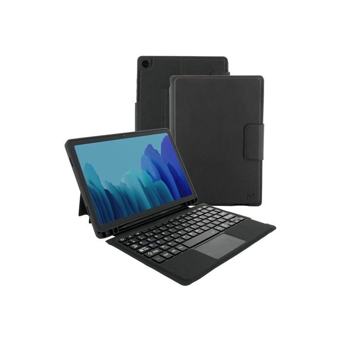 Clavier et étui - Mobilis - AZERTY - Sans fil - Bluetooth - Noir