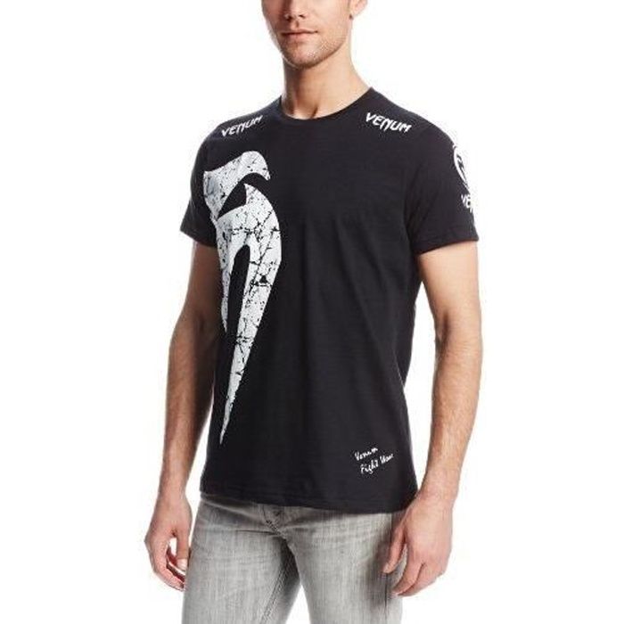 T-Shirt Venum Giant Homme Rouge - 100% Coton Coupe Athlétique