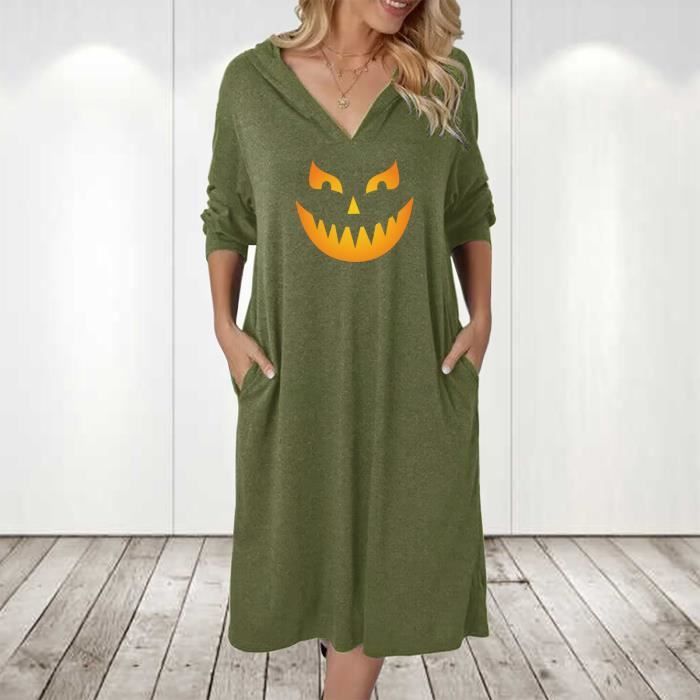 Robe Femme Chic Élégante Col V Manches Longues – Robe Soirée Cocktail Hiver Nouvel An – Tunique Élégante Polyester Extensible