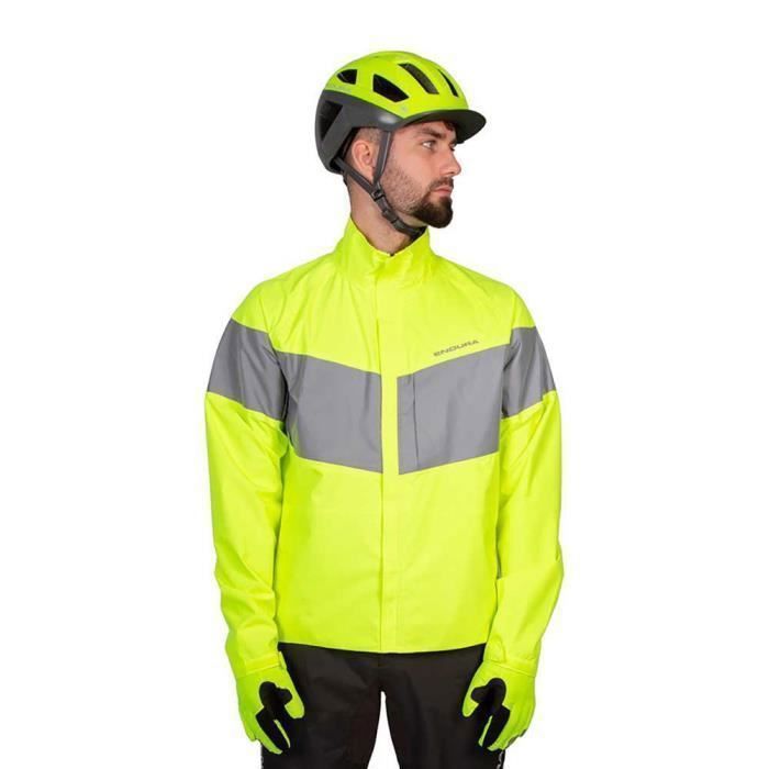 Veste de cyclisme imperméable Endura Urban Luminite EN1150 - Homme - Jaune - Taille XL Veste de cyclisme imperméable Endura Urban Luminite EN1150 - Homme - Jaune - Taille XL