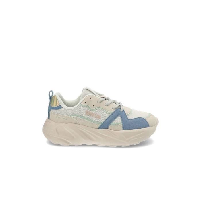 BIG STAR Baskets - BIG STAR - JJ274600 - Femme - Beige - Lacets - Textile