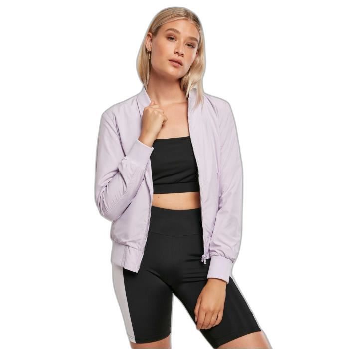 Veste Bomber Napapijri Femme Taille L - Coton Blanc Style Décontracté UK 16