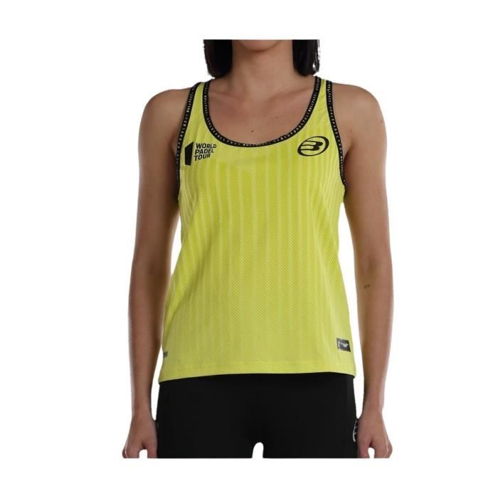 Débardeur femme Bullpadel Lugar - limon - XS - World Padel Tour - Sans manche - Jaune - Respirant Débardeur femme Bullpadel Lugar - limon - XS - World Padel Tour - Sans manche - Jaune - Respirant