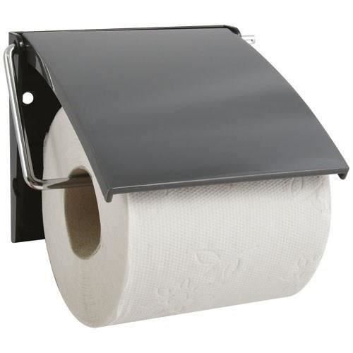 Porte-rouleau papier WC MSV - Gris anthracite