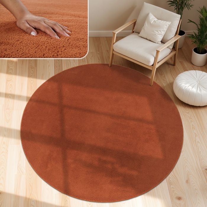 Paco Home Tapis Salon Poils Ras Lavable Design Moderne Jaune - 80x150 Cm Doux Et Résistant