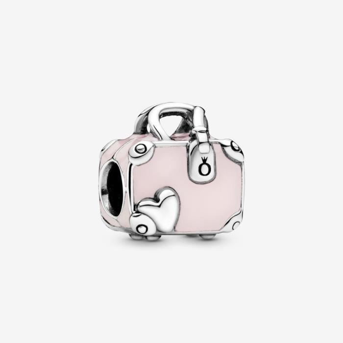 Charm - PANDORA - Sac de Voyage - Rose - Femme - 798063EN24 Charm - PANDORA - Sac de Voyage - Rose - Femme - 798063EN24