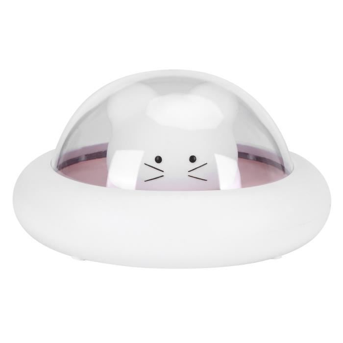 Haoyun-Lampe de table bureau de dessin animé à LED mini veilleuse avec détection tactile USB