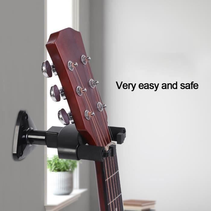 LikeSupport mural de guitare support mural de guitare robuste durable en plastique pour guitare