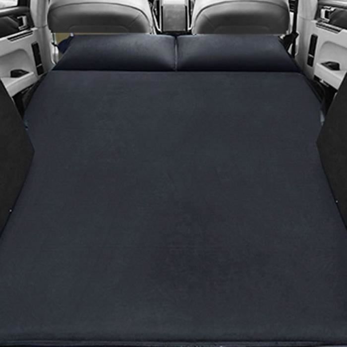 Accessoire Auto Couchage Matelas Gonflable Voiture SUV - 175x130cm Avec Pompe à Air Intégrée Matelas Voiture
