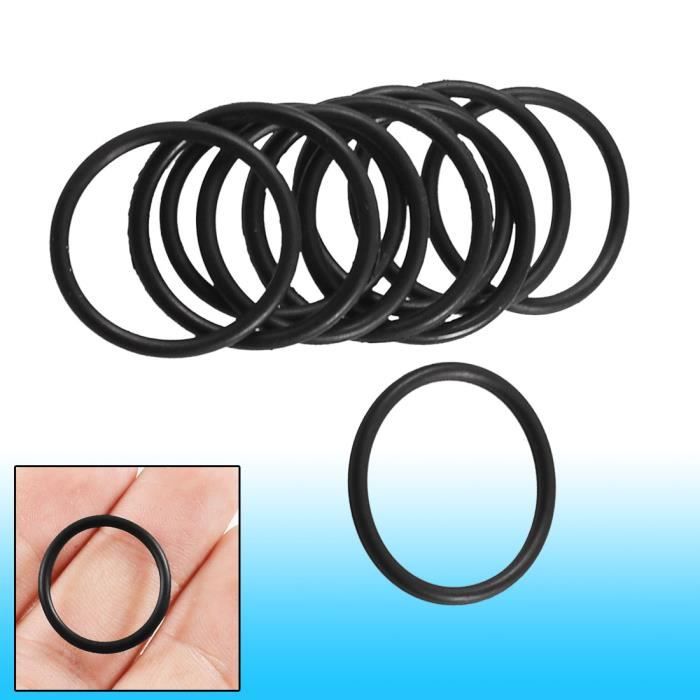 Lot De 100 Joints Toriques NBR Rouge - Diamètre Extérieur 8 Mm, épaisseur 1 Mm - Pour étanchéité, Résistant à L'huile