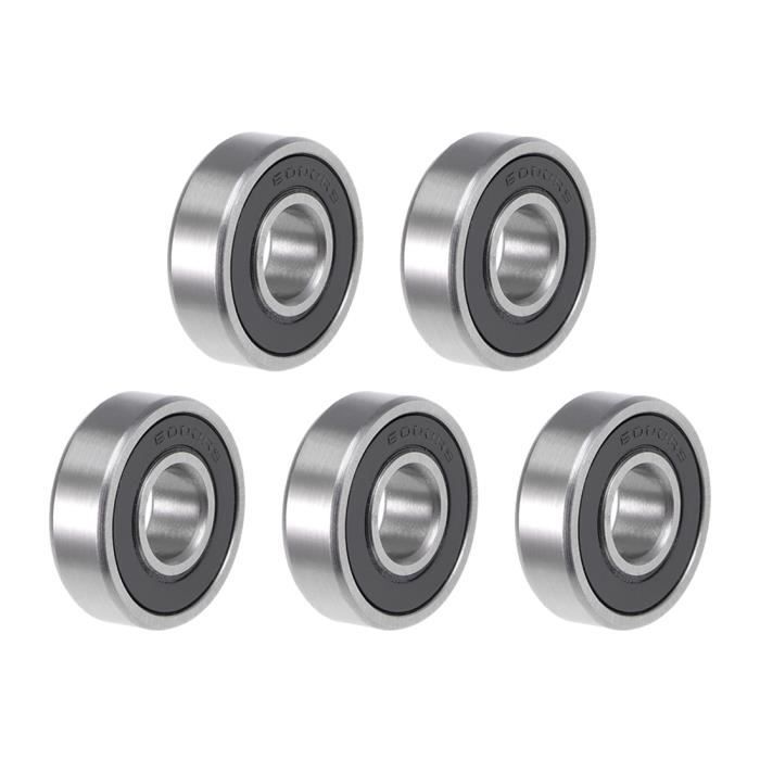 Sourcing Map 3 Stück S6000-2RS Rillenkugellager – 10x26x8 Mm, Edelstahl, Doppelt Abgedichtet, ABEC-1 Sourcing Map 3 Stück S6000-2RS Rillenkugellager – 10x26x8 Mm, Edelstahl, Doppelt Abgedichtet, ABEC-1