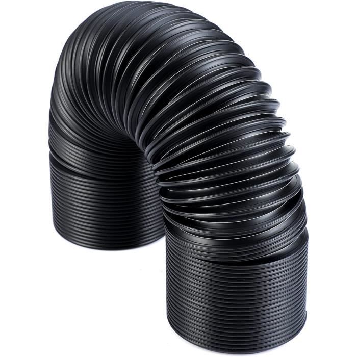 A ABSOPRO 1 Ensemble Tuyau En Silicone Noir De Voiture 25Mm/0,98" Id