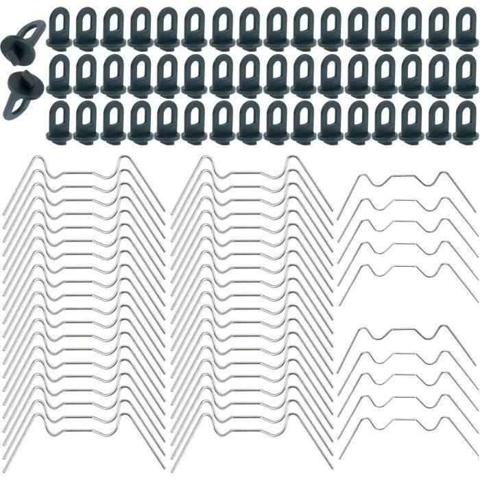 200 Pièces Clips De Fixation Pour Serre - Acier Inoxydable 304 - Type W Et Z - Pour Verre, Polycarbonate, Films - Résistants Aux Intempéries