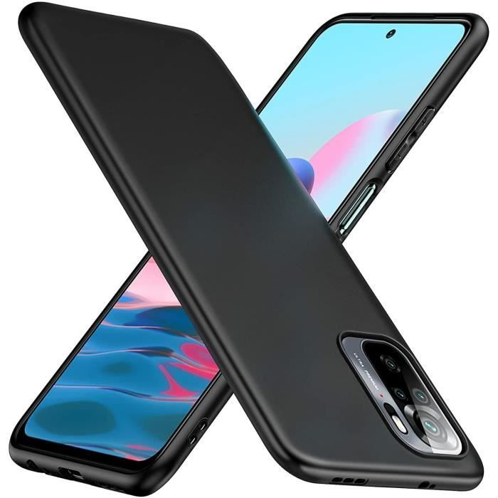 Coque Antichoc Armure Noire Pour Xiaomi Redmi 10 4G - Protection Renforcée Style Premium