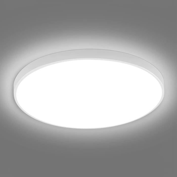 Plafonnier LED 32W 3600LM, Luminaire Plafonnier Moderne, Lampe de Plafond Acryli