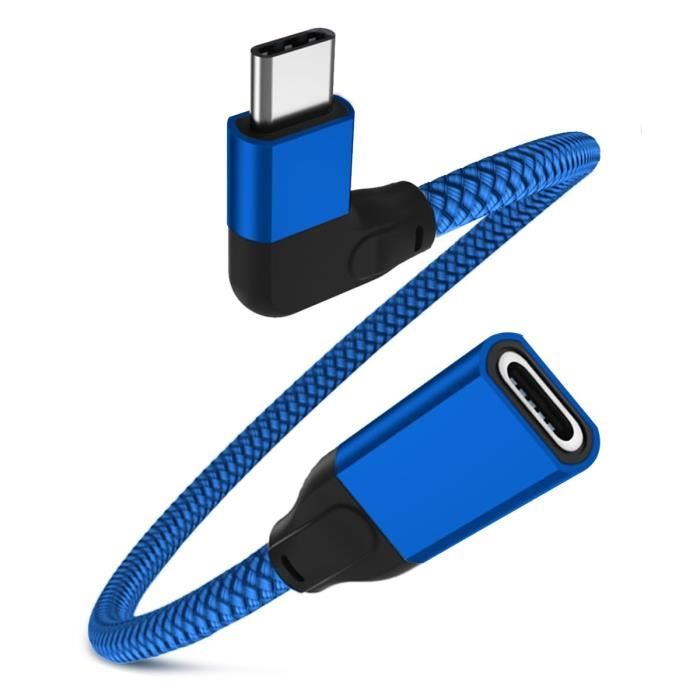 Câble Extension USB C 0.2M,USB-C 3.1 Gen2 10Gbps Cordon Femelle à Mâle Type C,Rallonge Câble Extension USB C 0.2M,USB-C 3.1 Gen2 10Gbps Cordon Femelle à Mâle Type C,Rallonge