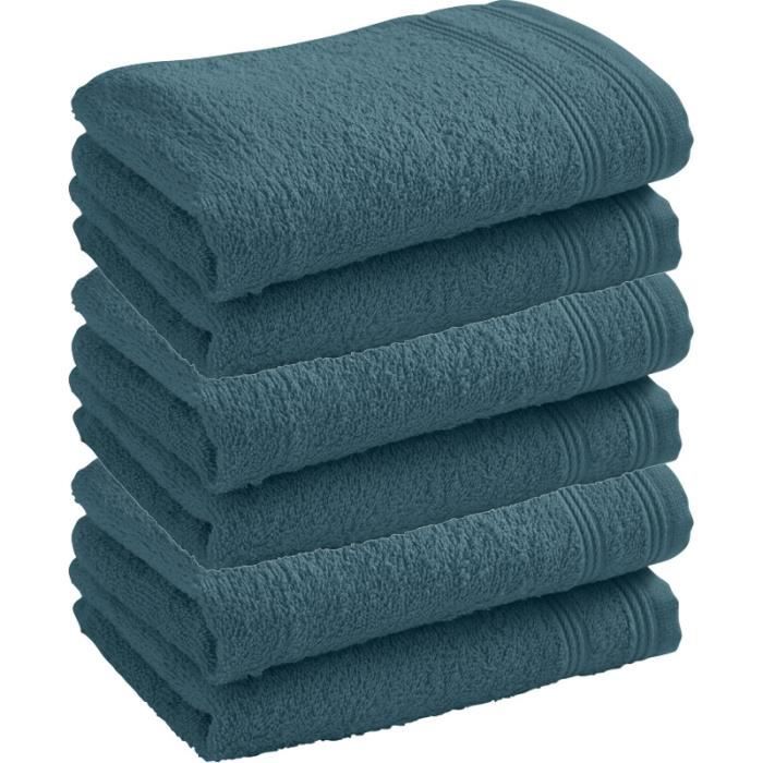 Lot de 2 serviettes éponge 600 g/m² La Redoute Interieurs | La Redoute