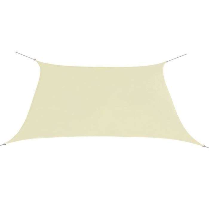 vidaXL Voile de parasol Tissu Oxford Carré 2 x 2