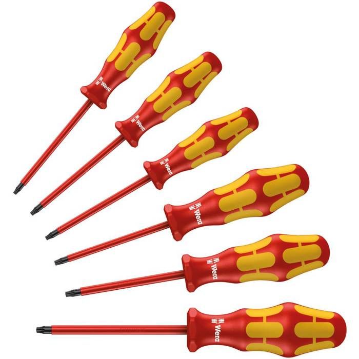 Wera 167i/6 VDE Jeu de tournevis 6 pièces TORX® intérieur
