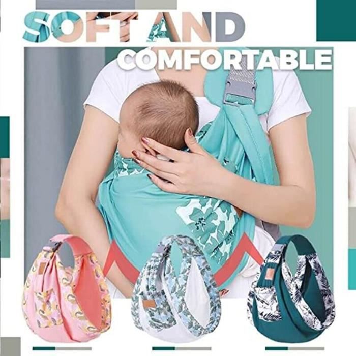 YOSOO Porte-bébé Sling Écharpe de transport pour bébé, porte-bébé Portable en coton doux, hamac pour nouveau-né puericulture pieces