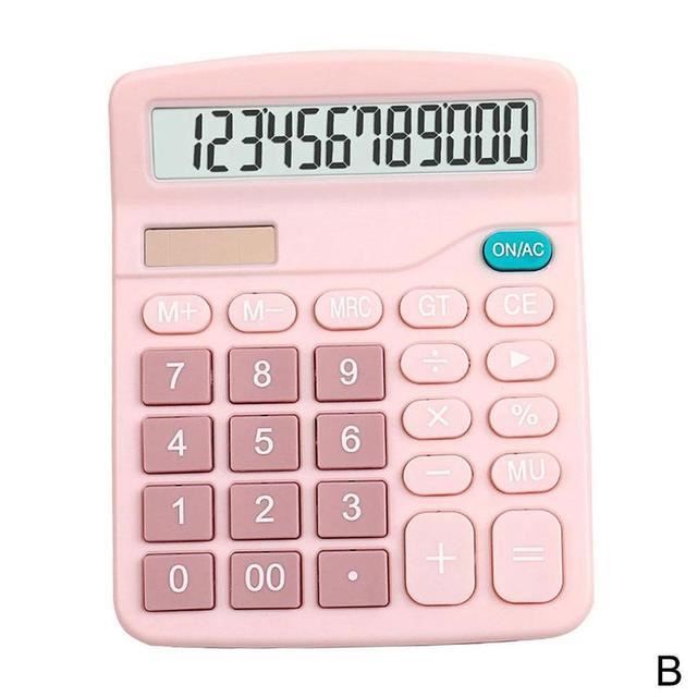 Calculatrice à Clavier Mécanique Colorée, Calculatrice Mécanique, Calculatrice électronique Colorée, Calculatrice électronique de Bureau, pour Le Bureau et L'éducation (Violet