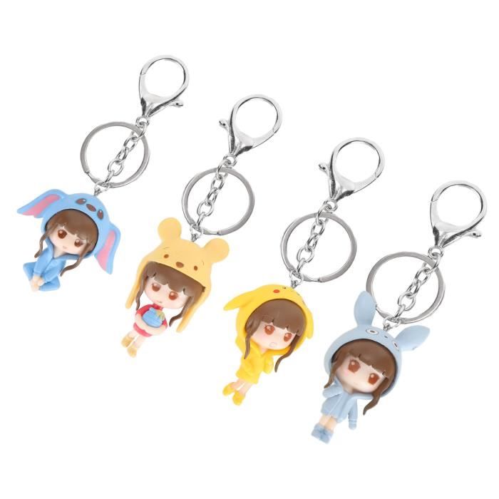 Porte-clés Anime Mignon Collectionnable – 10 Cm, Personnage De Jeu Vidéo – Parfait Pour Sac à Dos, Clés Ou Décoration