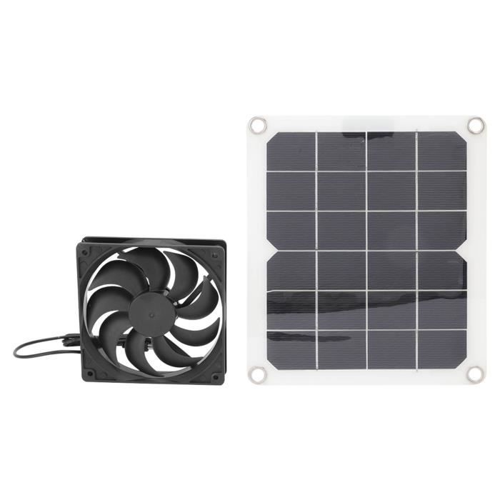 Ventilateur Solaire 10W BigKing - Pour Serre, Poulailler, Hangar - Économique & Écologique