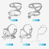 Masque Intégral CPAP/BiPAP YF-03 - Bandeau Réglable, Coussin En Silicone, Pour Apnée Du Sommeil