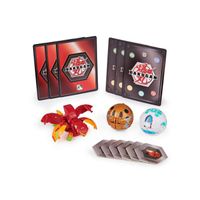 Starter Pack Bakugan 3 Personnages - Figurines Transformables Pyrus Phaedrus Pour Enfants Dès 6 Ans