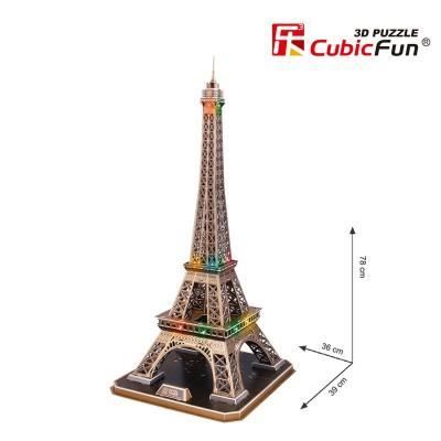 Puzzle 3D avec LED - La Tour Eiffel - Difficulté 6/6 - 85 pièces -  Cdiscount Jeux - Jouets