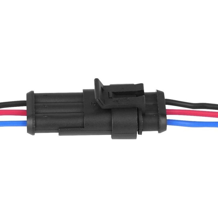 Connecteur Circulaire Push-pull 10 Broches – Métal Et Plastique, Jaune Et Bleu, Uxcell