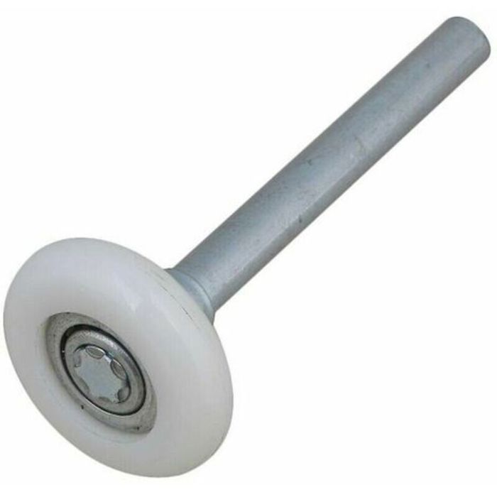 Lot De 12 Roues En Nylon Pour Porte De Garage – Tige 4 Pouces, Diamètre 2 Pouces, Avec Roulements