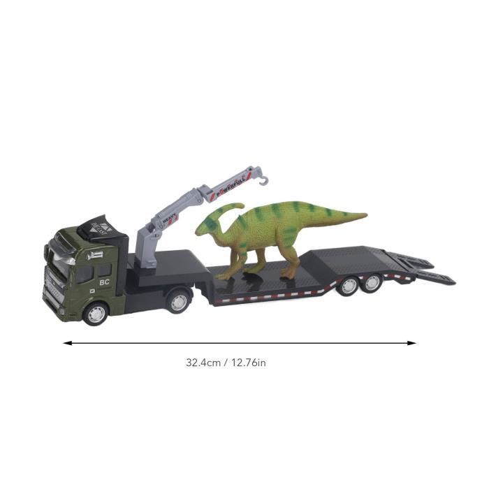Dinosaure Jouet Camion Transporteur De Voiture Enfant Avec 6 Dinosa Figurine Et Voitures Jouet Garcon 21 En 1 Interactif D Am