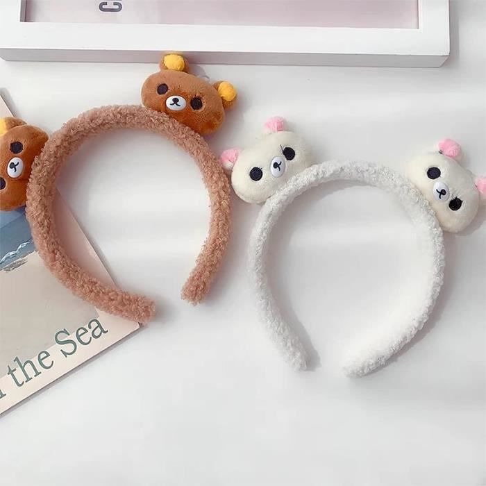 Bandeau Oreilles D'agneau En Peluche - Accessoire Cosplay, Déguisement, Fête - Taille Adulte/enfant, Beige Doux